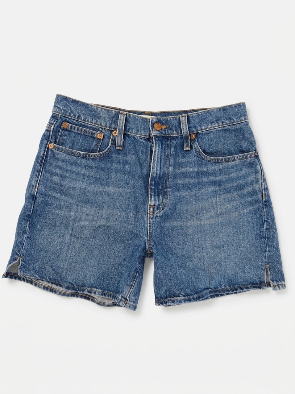 Madewell Relaxed Mid Length Jean Shorts Blue Size 26